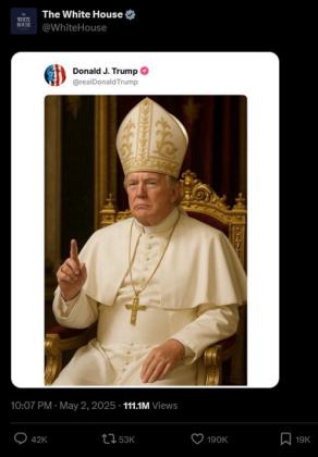 Blasphemy or Trump being Trump?