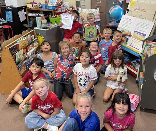 1st Grade - Judy Tankersley's Class - Gentry Imler, Camri Larson, Kiana Rito, Jesus Soto, Allison Harbrige, Andrea Araiza, Zayleigh Frias. Itzel Mendoza-Cruz, Dorian Lopez-Gonzalez, Theo Wagenknecht, Beckett Berning, Weston LongYovanni Ayala, Gannon Berning Photo by Misty Gardner.