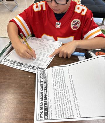 3rd Grade - Shaelee Smith's Class - Hudson Wishon Photo by Misty Gardner.