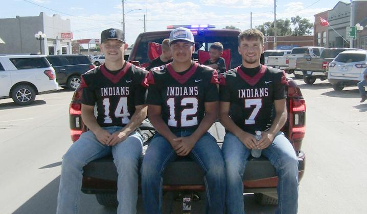 2025 Fall Homecoming King candidates: Cashton Young, David Romero, Dylan Luna.