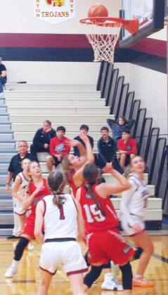 Right: The Lady Indians score.