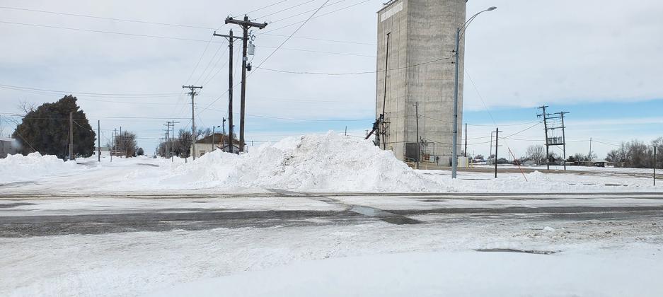 The corner of 4th and H Streets on Thursday, January 11, after that Monday's blizzard.