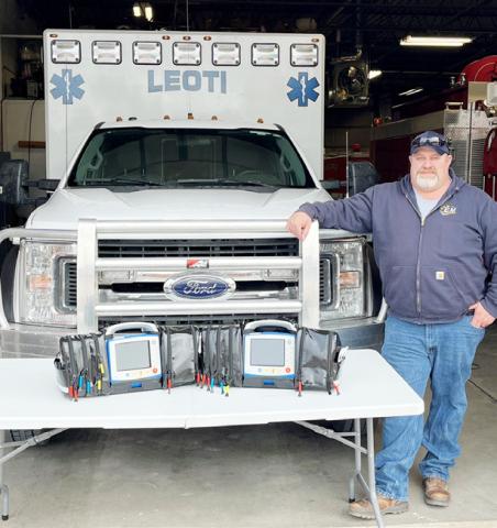 Leoti EMS Receives Patterson Family Grant for Defibrillators