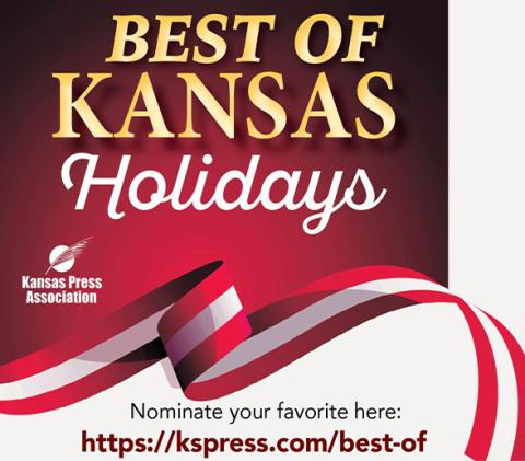 Nominate your choice for “Best of Kansas Holiday Contest” by October 24