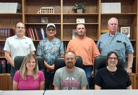 Front row (L-R): Eryka Smith, President; Matt Price; Maegan Berry Back row: Jim Myers; Bruce Loy; Adam Marcotte; Farrin Watt, Vice President Photo courtesy Tammy Mason