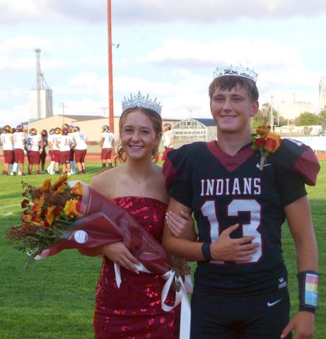 Above: 2026 Fall Homecoming Queen Tessa Bauck and King Gannon West. See more photos on Pages 8 and 10.