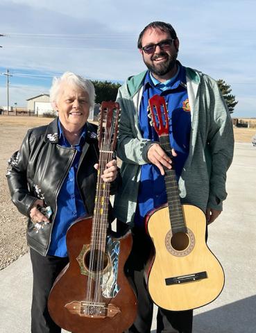 Kelma Burch, VFW Auxiliary President, and David Huddleston, Kansas Department VFW Auxiliary President. Photo courtesy Kelma Burch