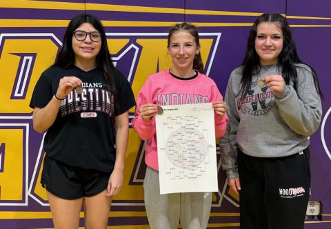 Lady Indians Advance to State Wrestling