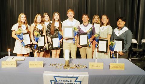 WCHS National Honor Society Inducts New Members
