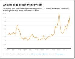 Egg prices are soaring again