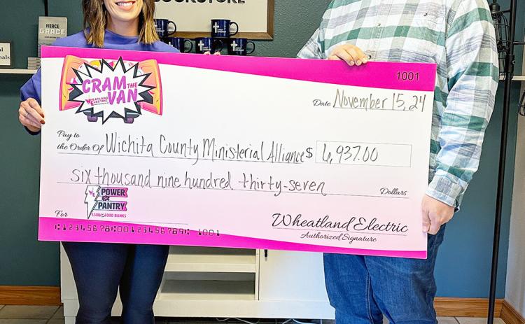 WCMA Recieves Some 'Cram the Van' Proceeds