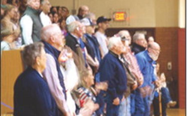 Local veterans enjoyed a free breakfast prepared and served by WCHS students, then repaired to WCES for a parade and program designed to honor their past or present service.