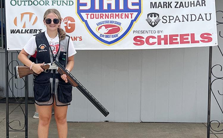 Baker Competes at State Trap Shoot