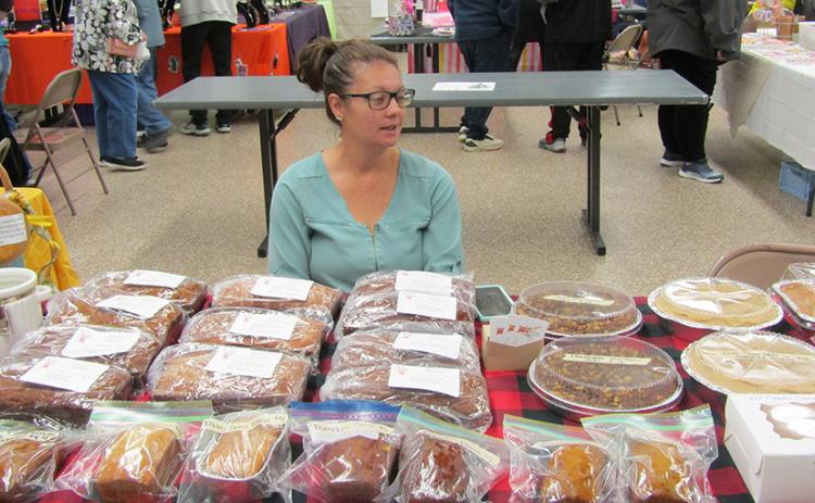 Laura Bartel of Duhhs Baked Goods offered a variety of delicious-looking baked goods.