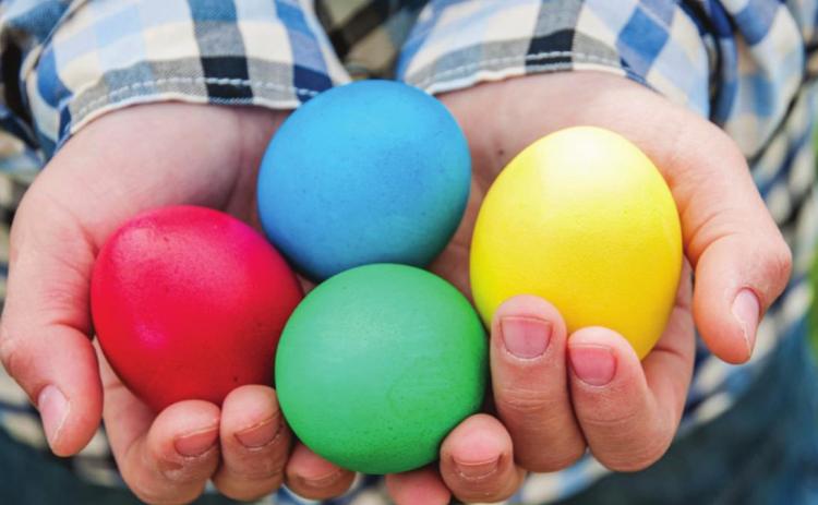 Experiment with different egg materials to make Easter eggs easier to handle and more durable.