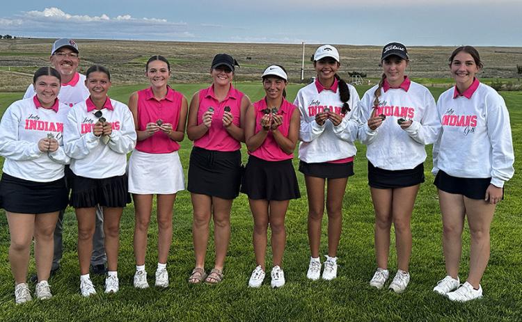 Lady Indians Golf Team - Lakin Invite Champs