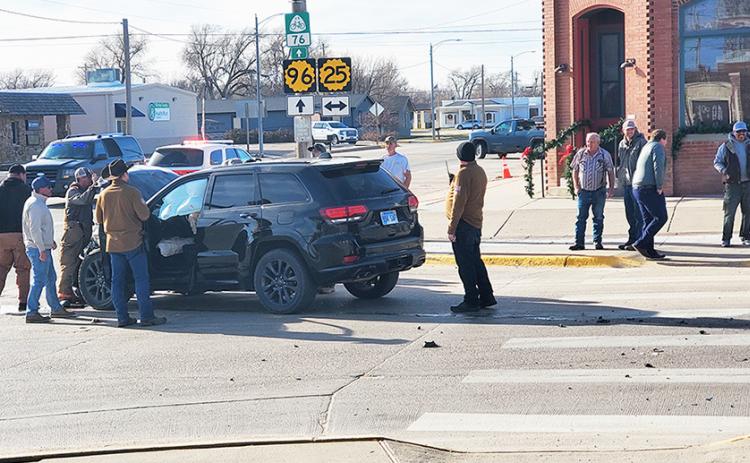 Non-injury Accident at 4-Way