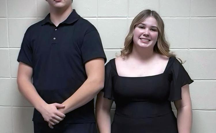 Honor Band: Chadryn Smades, Tuba; Laney Biel, Euphonium Photos courtesy Tori Koehn