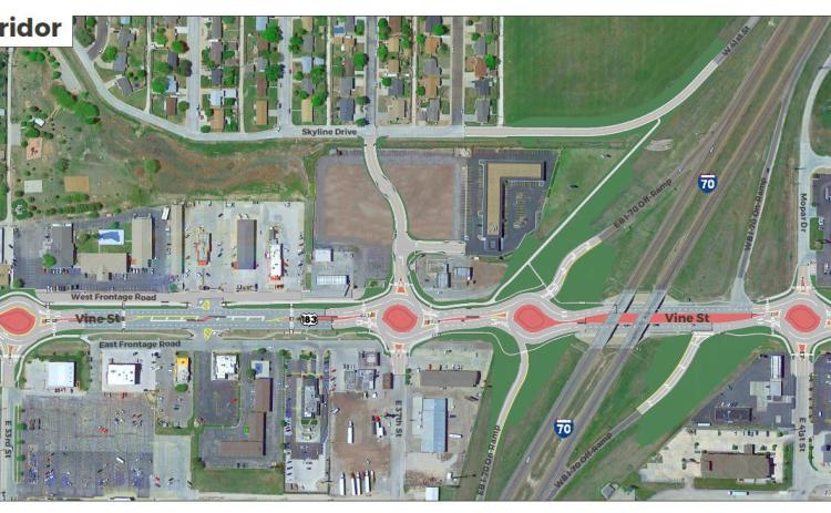 North Vine Street corridor improvement project receives national award