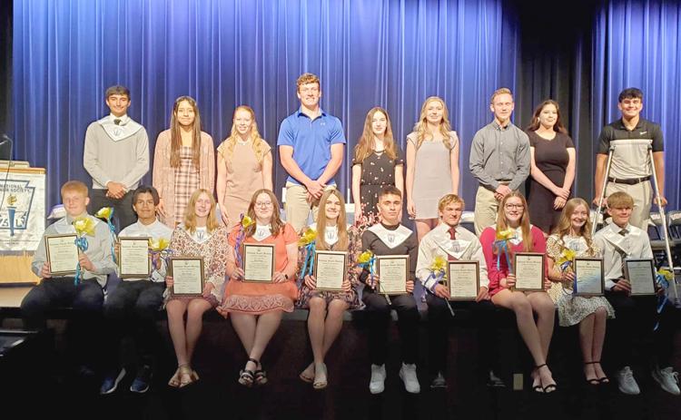 WCHS National Honor Society Chapter Inducts Ten New Members