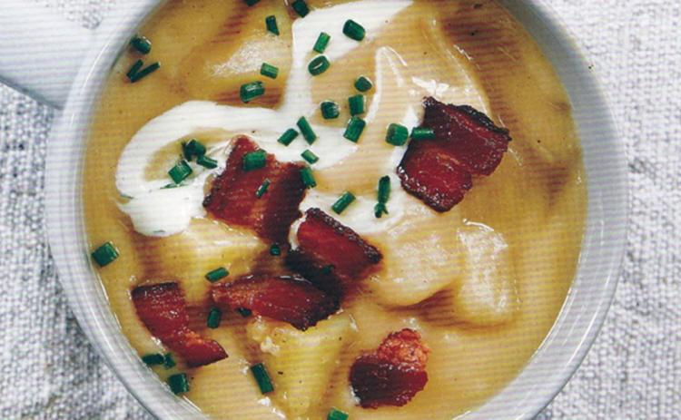 Hearty soup makes the meal