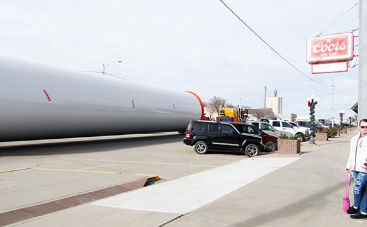First, the crew tried to pull past the intersection...