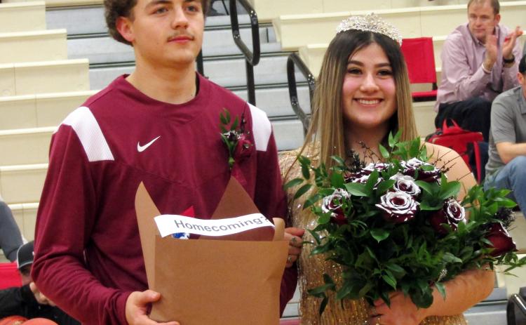 Gage Jones and Alicia Zermeno were crowned Winter Homecoming King and Queen on Friday, February 10.