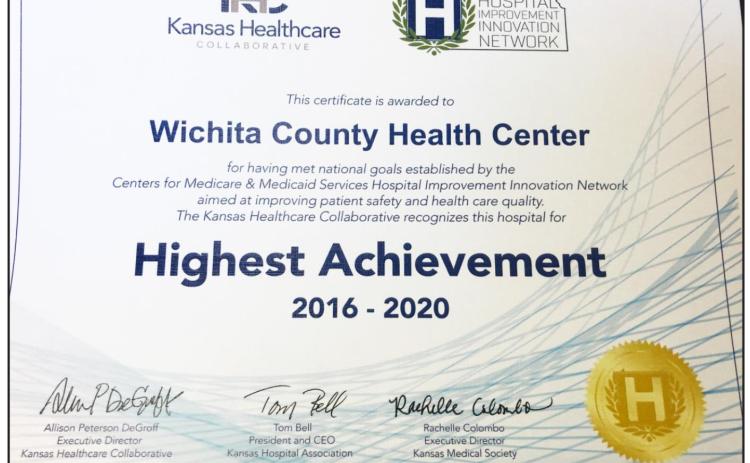 Wichita County Health Center Recognized for Patient Safety Achievements