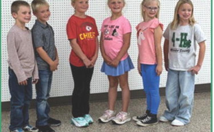 Potential new members of the Lydia Jayhawkers 4-H Club All photos provided by Lora Imler