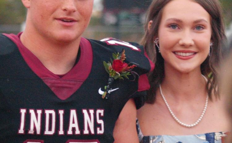 Tadyn West and Brielle Koehn were crowned 2024 Fall Homecoming King and Queen before the football game on Friday, October 11.Tadyn is the son of Stephanie and Heath West. Brielle Koehn is the daughter of Gloria and Craig Koehn.