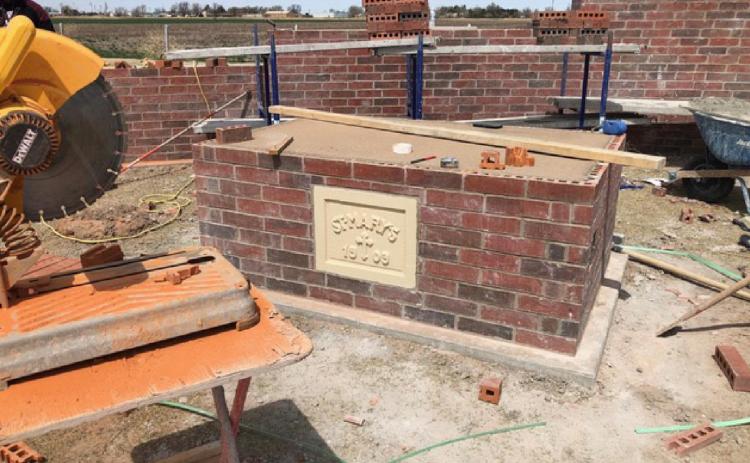 Old St. Mary's Church Cornerstone Placed in New Home