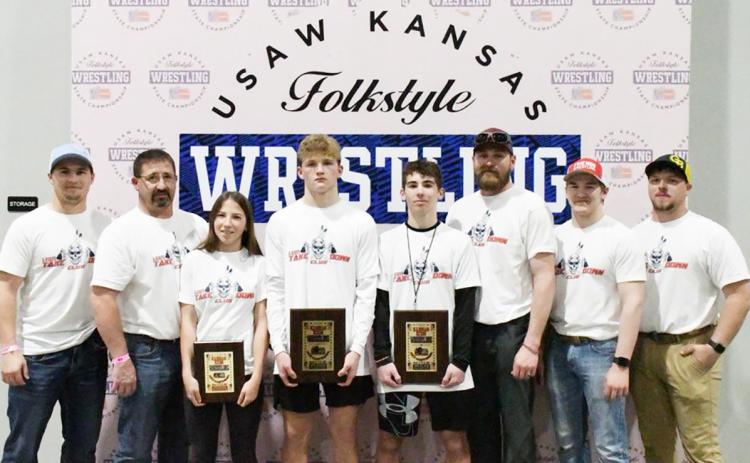 Takedown Club Wrestlers Medal at State