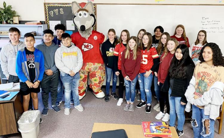 KC Wolf Visits WCJSHS