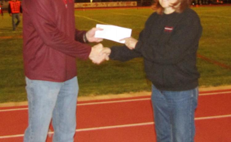Security State Bank Presents Donation Check to WCJSHS