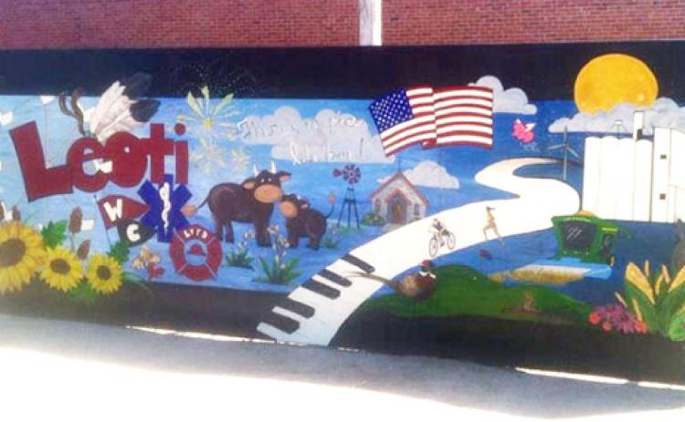 Pictured above is the mural at the Arts Park on Broadway. Photo retrieved from Wichita County Community Foundation website (wccf.us/index.php)