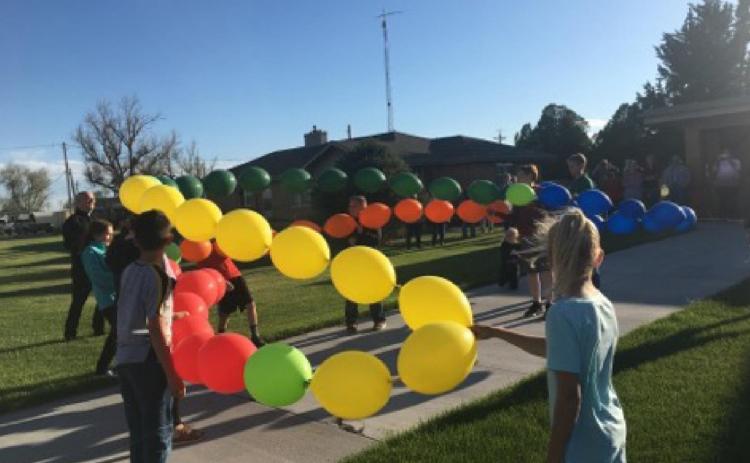 St. Mary Youth Launch Helium Rosary