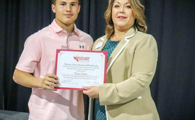 Porter and Brown Receive $1,000 Scholarships from Wheatland Electric
