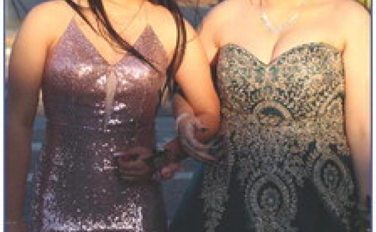 Above: Giselle Alcaraz and Vania Santillana Below: Tadyn West and Megan Ricke