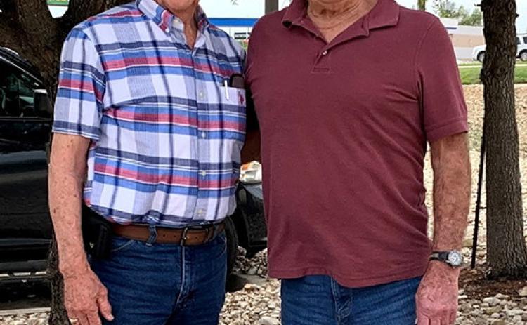 Tommy Carlon, left, and Jim McRae recently met again in person, renewing their friendship after 60 years. Provided