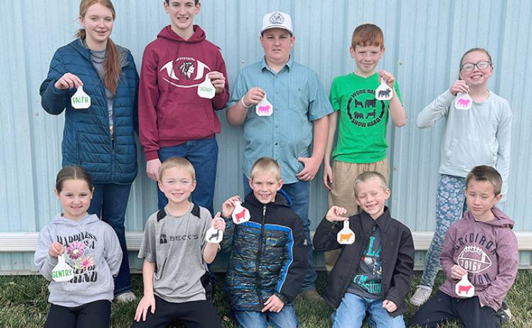 Back row: Faith Marcy, Zachary Marcy, Gage Kreutzer, Reid Marcy, &amp; Lyvia Imler. Front row: Gentry Kreutzer, Quaid lmler, Blayson Smith, Crue Larson, &amp; Cauy Larson