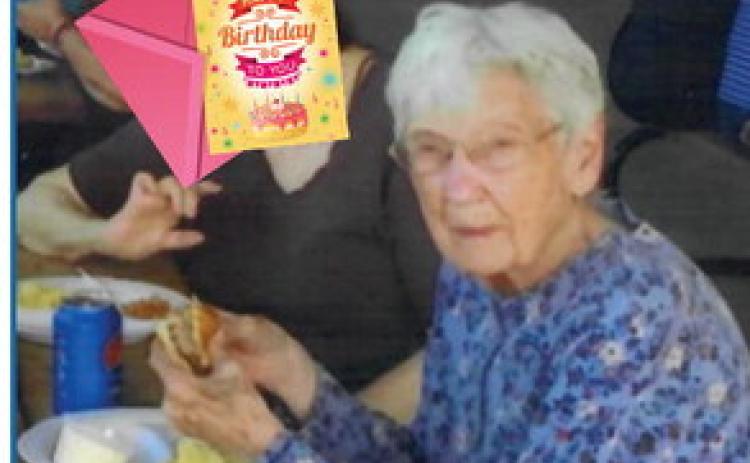 Irene Carman will celebrate her 100th birthday, October 12, 2022. Let’s make her day extra special by remembering her with cards. Her address is P.O. Box 104, Leoti, KS 67861.