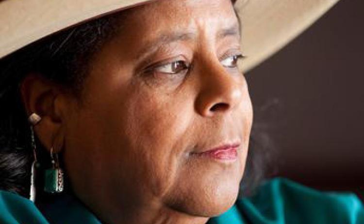Angel Bates, executive director and founder of the Nicodemus Historical Society