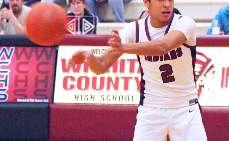 That would be a no-look pass from junior Christian Figueroa.