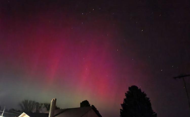Above & Below: The Northern Lights as lensed by Rita Smith on Oct 10.