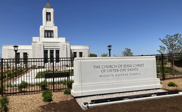 The Wichita Kansas Temple is expected to open later this year in northwest Wichita. It is the state’s first temple for the Church of Jesus Christ of Latter-day Saints. Roger Nomer / Kansas News Service / KMUW