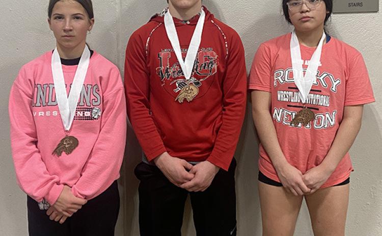 Three Wrestlers Medal at Rocky Welton Tourney