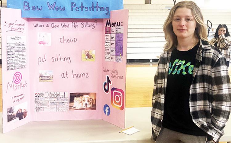 Haylee Kissick's business proposal, Bow Wow Petsitting, is all about the fur babies.