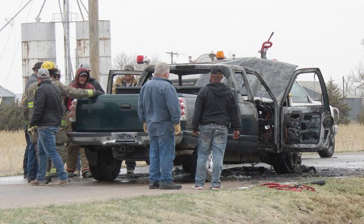 Pick up Catches Fire