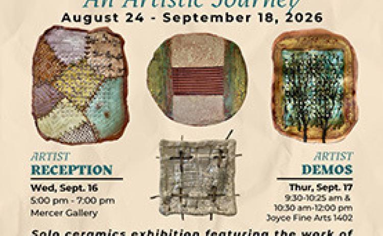 GCCC Mercer Gallery to Host Ceramics Exhibition by David Mai