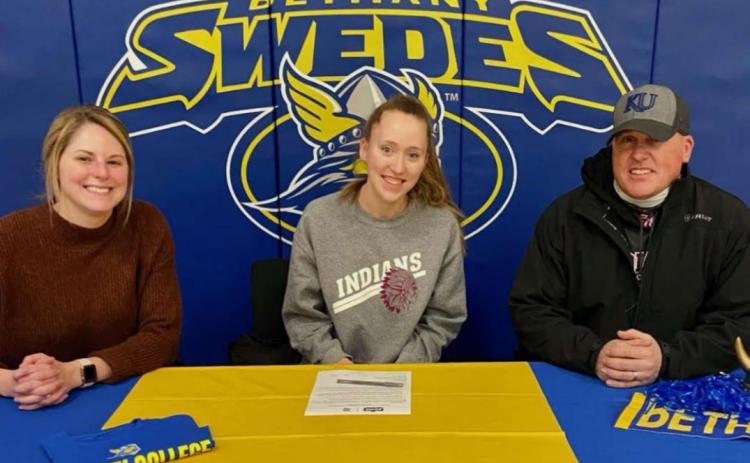 Case Signs with Bethany College Swedes